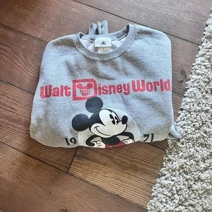 disney mickey mouse grey crewneck